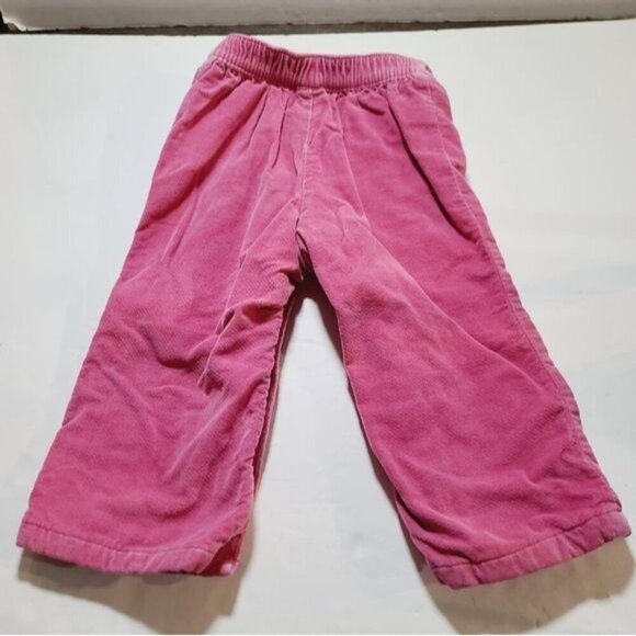Baby Gap Pink Boho Foldover Front Pocket Snap Away Baby Girl Pants 18-24 mths - Picture 2 of 9